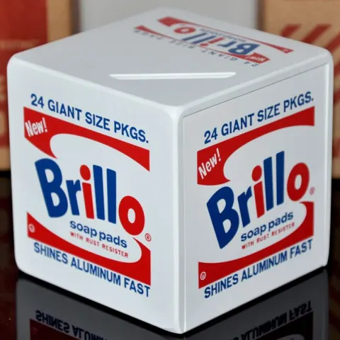 Andy Warhol - Brillo Alu. Cube Money Box 2009 - Limited Edition 0250/3000 (#0274)