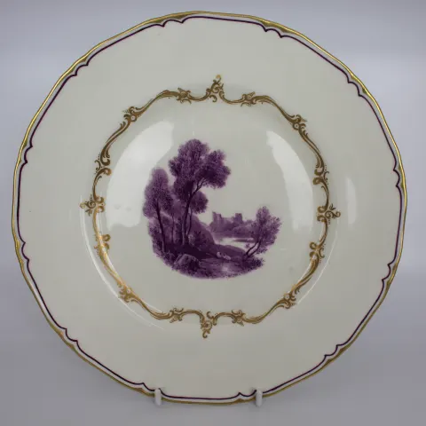 Royal Worcester The Chamberlain Cabinet Plate 1950