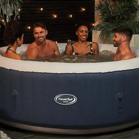 (1/Mez/P) RRP £580.  CleverSpa Lucca 6 Person Hot Tub. (Cover Seen).