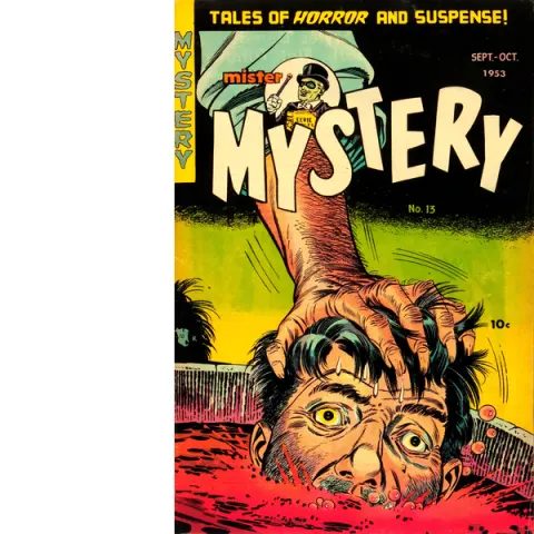 Mister Mystery 1940’s/50’s  Horror Cover Metal Wall Art-12