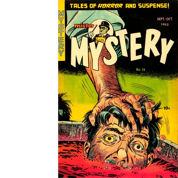Mister Mystery 1940’s/50’s  Horror Cover Metal Wall Art-12