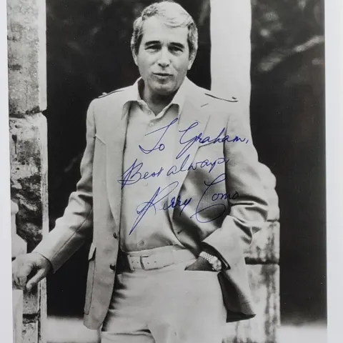 Perry Como Original Signature