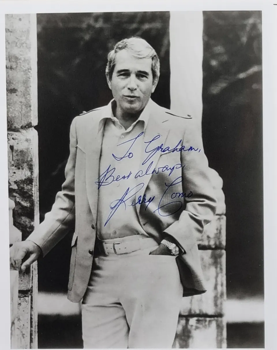 Perry Como Original Signature