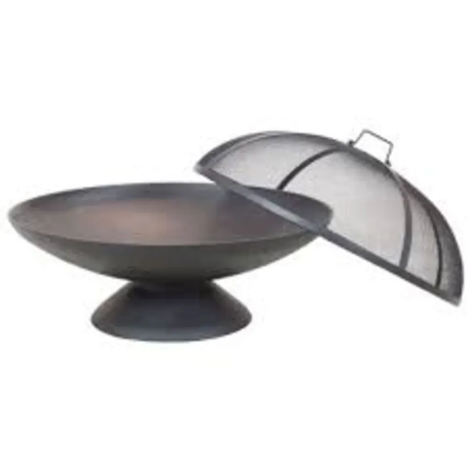 Redfire Cast Iron Fire Pit Aura Black Rrp 199.99
