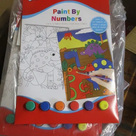 50 Pcs Paint Your Own Sets With Paints and Craft Sheets