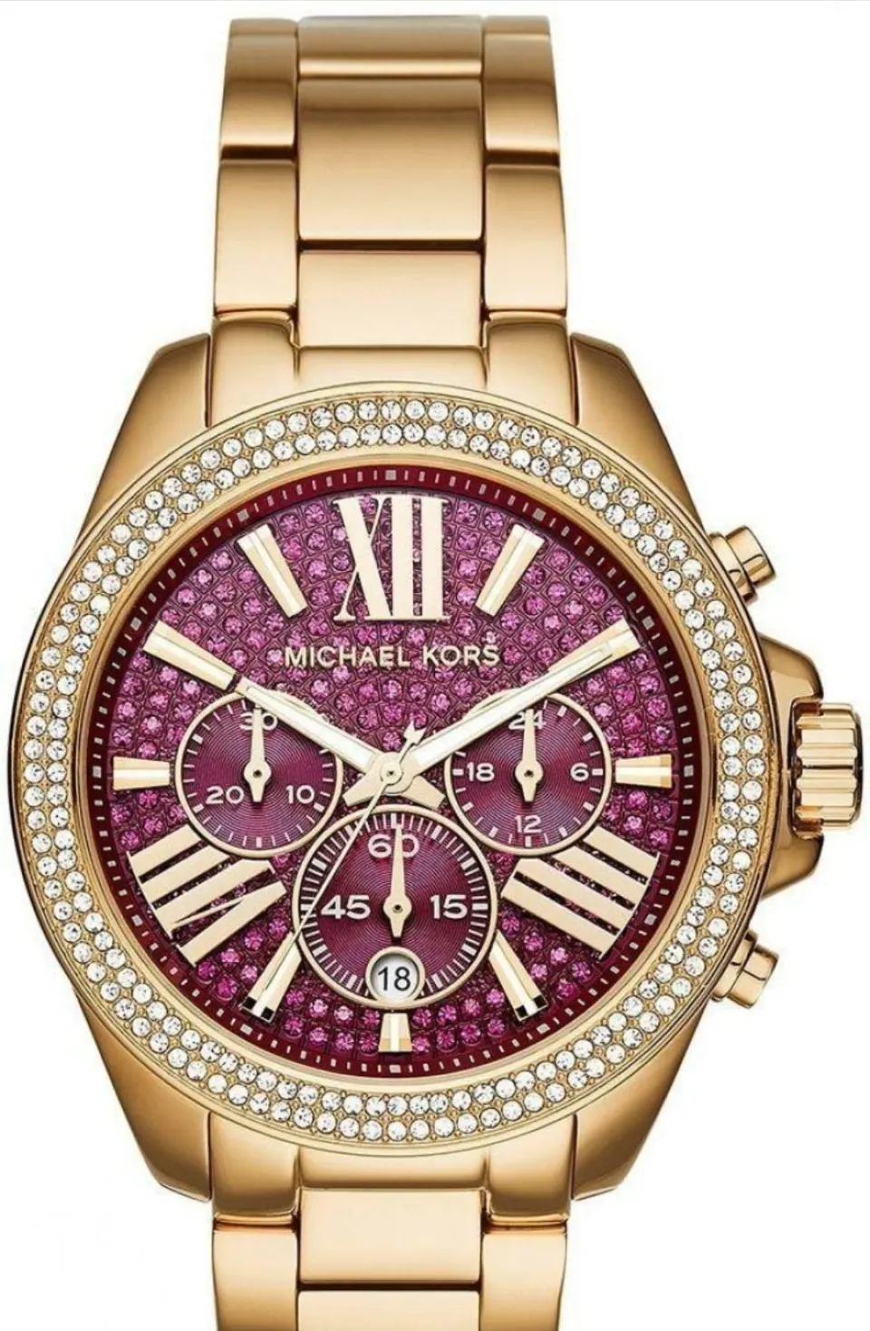 Michael Kors MK6290 Crystal Pave Gold Tone Ladies Watch