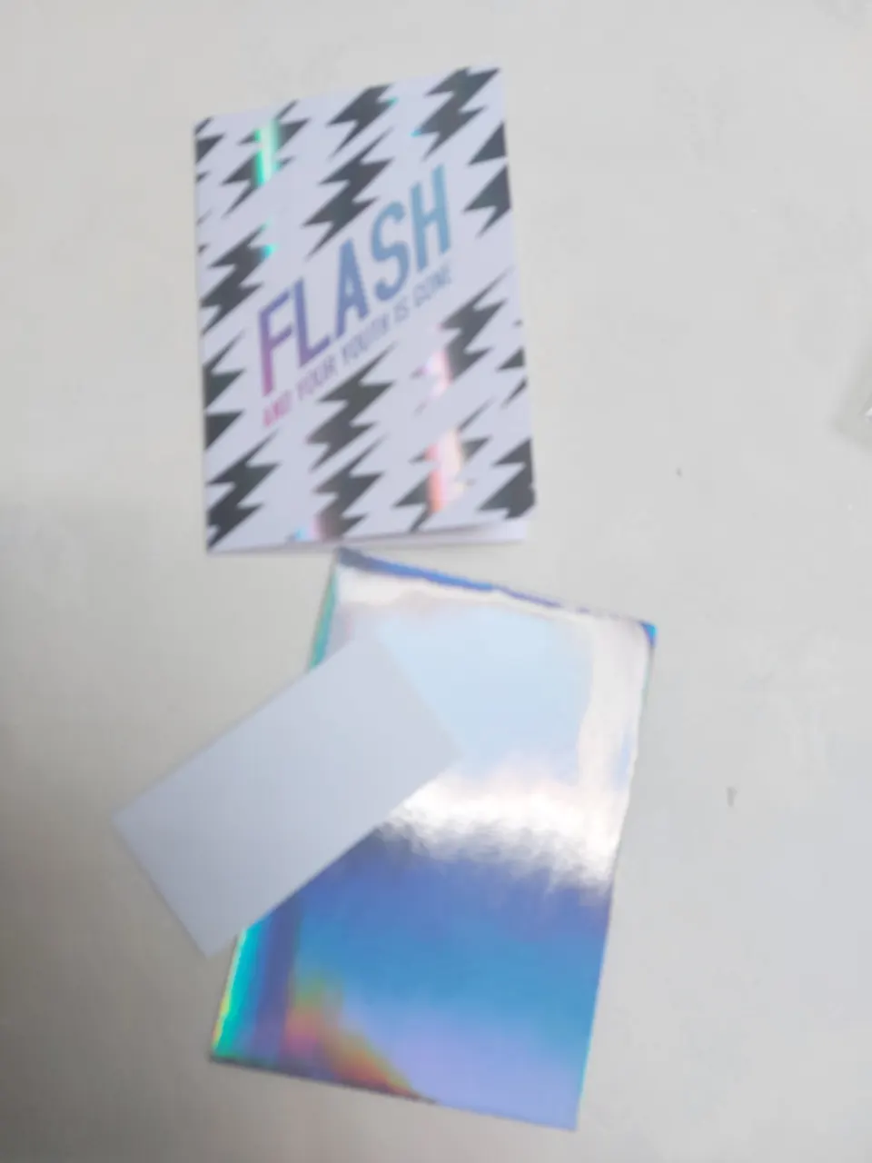 Greetings cards.   Flash and your youth is gone.  RRP £120