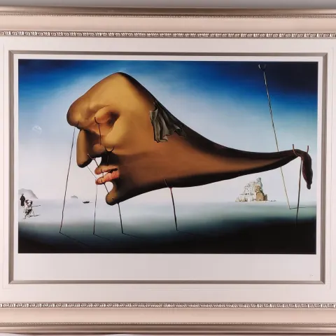 Salvador Dali Limited Edition Titled "Sleep"