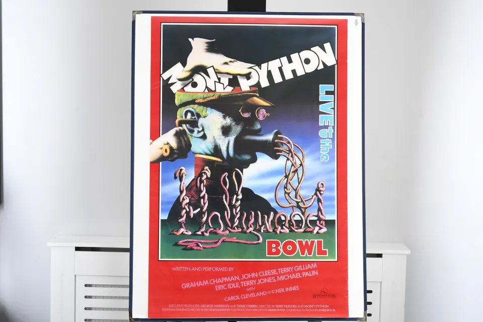 Original "Monty Python: Live at the Bowl" Film Poster