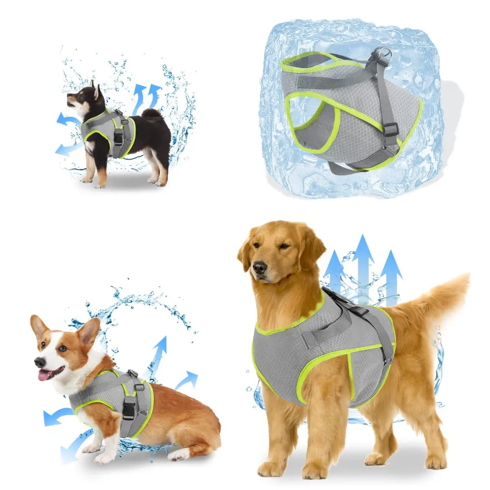 16 x Various Dog Cooling Harness & Vests