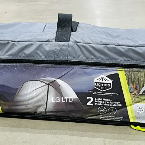 Core 6 Person Dome Lighted Tent With Integrated LED Lights New Sealed Box