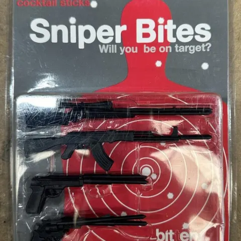 10 X Sniper Bites Set Of 12 Cocktail Sticks Party Sticks Reusable