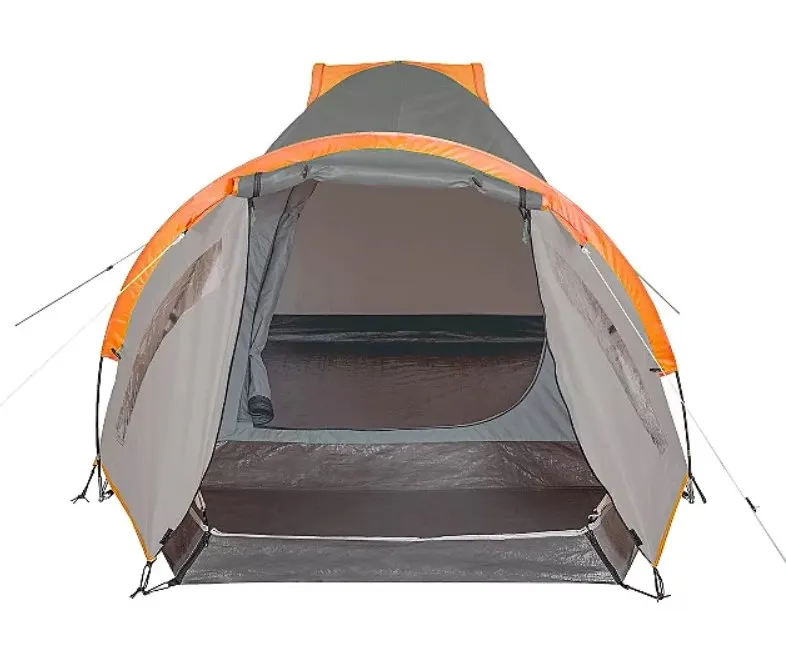 (116/7C) Lot RRP £80. 2x Ozark Trail 2 Person Dome Tent Orange / Grey RRP £40 Each. Double-Layered