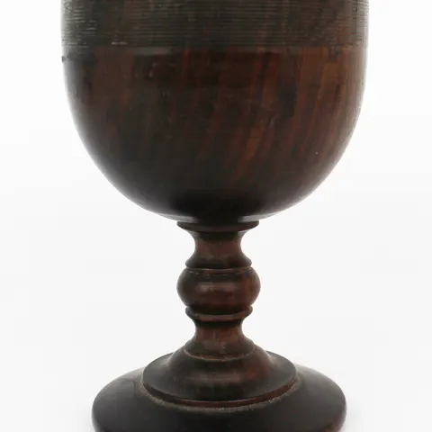 Antique Lignue Vitae Treen Urn