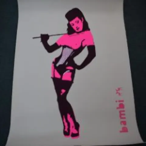 Bambi (B1979) ‘Exotica’ Screen Print, Signed, Editioned, 2012