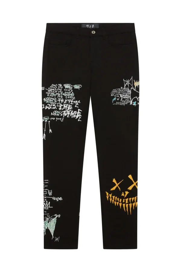 MJB Marc Jaques Burton Street Art Crixus Jeans, Online Price £526, Size 33
