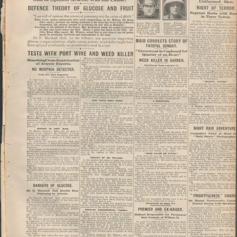 3 Killed Irish Village Fight Dublin Detective Murdered 1920 Newspaper