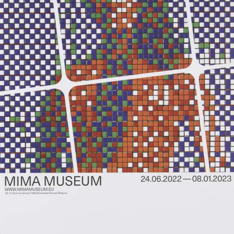 Invader (b. 1969) From (Rubikcubist) Series, Miss Mademoiselle Francoise,  Invader, 2021