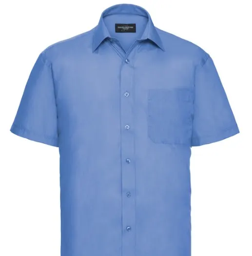 10 x Women's Short Sleeve Classic Polycotton Poplin Shirt RRP 17.55ea