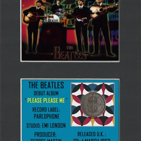 The Beatles 60th Anniversary First Album Release Coin Gift Set.