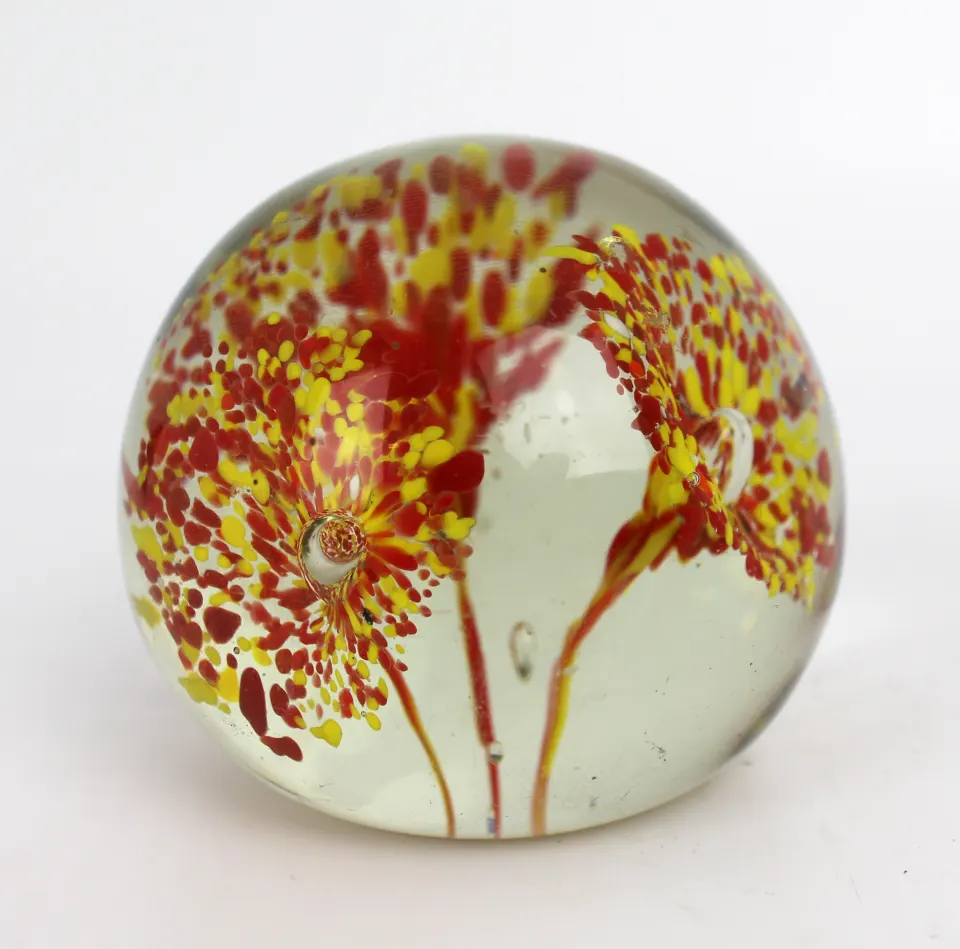 Vintage Glass Paperweight