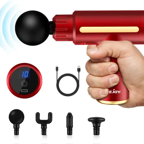 Massage Gun Deep Tissue 10 Speed USB Charging (Blue) L22b