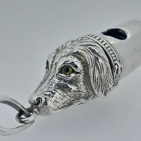 Silver Hallmarked Dog Whistle