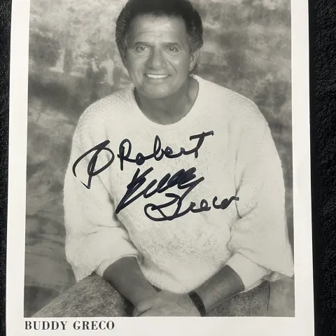 Buddy Greco Signed