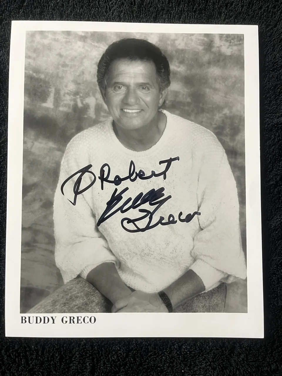 Buddy Greco Signed