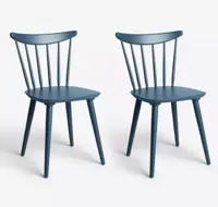 John Lewis ANYDAY Spindle Dining Chair, Set of 2, Grey, FSC-Certified (Beech Wood)  RI002989674 Good