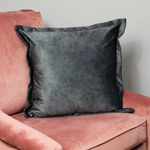 Luxury Grey Velvet Cushion Cover RRP - £40