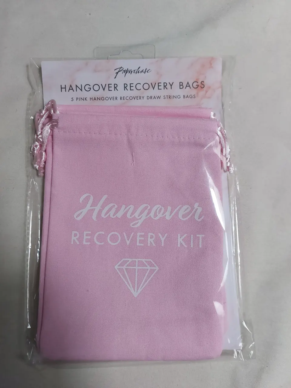 50 x  Hen party hangover recover kit.  10 packs of 5
