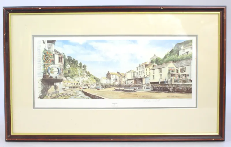 Tides Out by Alistair Butt Print Framed