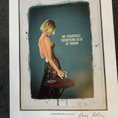 The Connor Brothers Signed Limited Edition (200) Be Yourself 70 x 50 cm Free Post In UK