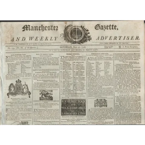 The King has Proclaimed Entire County of Dublin is in a State of Rebellion 1798