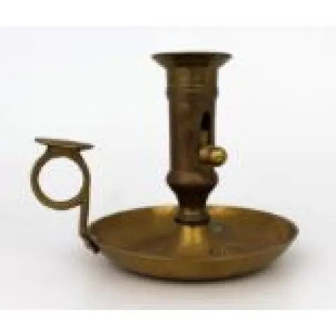 Antique Brass Chamberstick