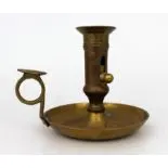 Antique Brass Chamberstick