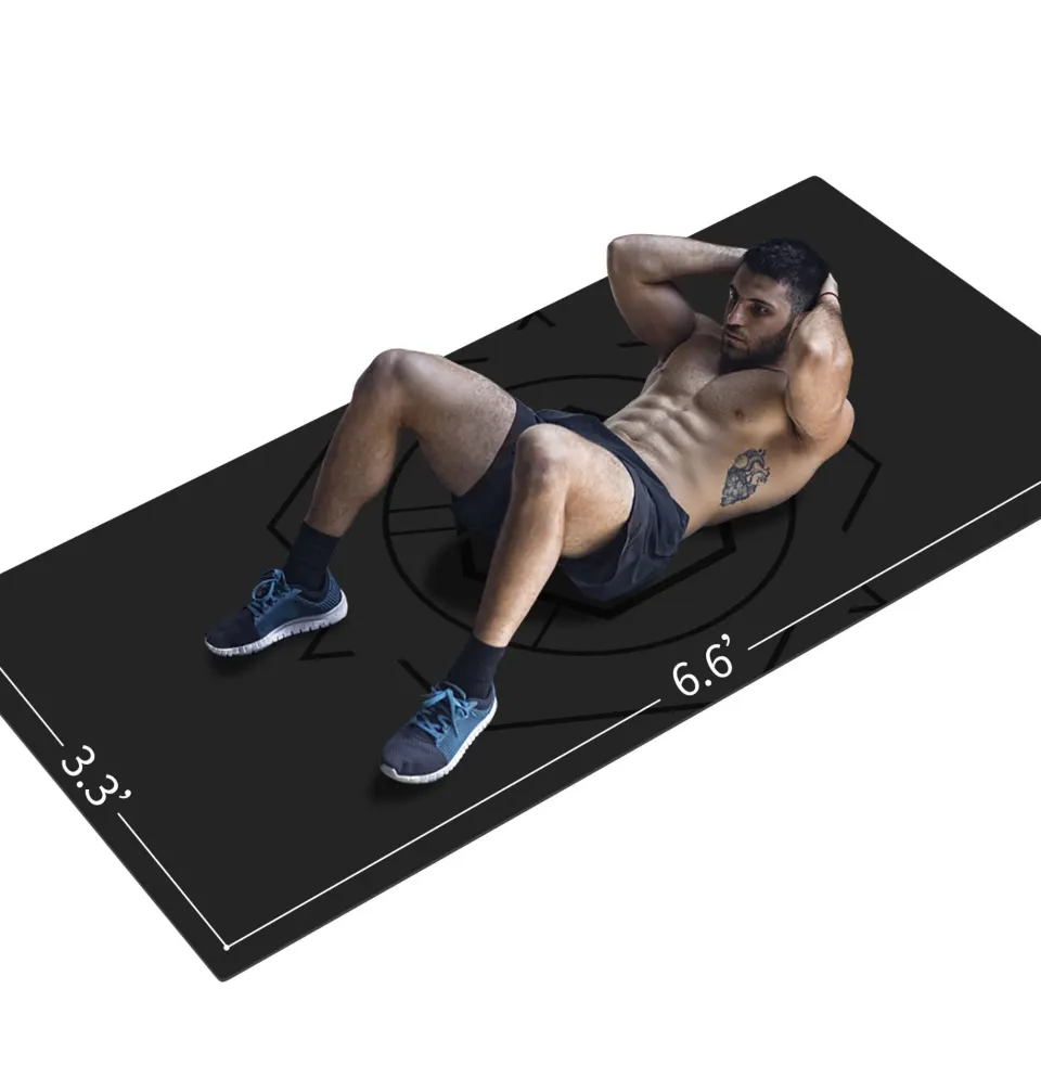 Extra Size TPE Yoga Mat for Men Non Slip Mat for Workout in Blue RRP £49.99 18c
