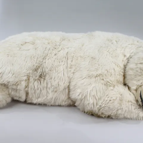 Large Michel Taillis Automated Sleeping Polar Bear