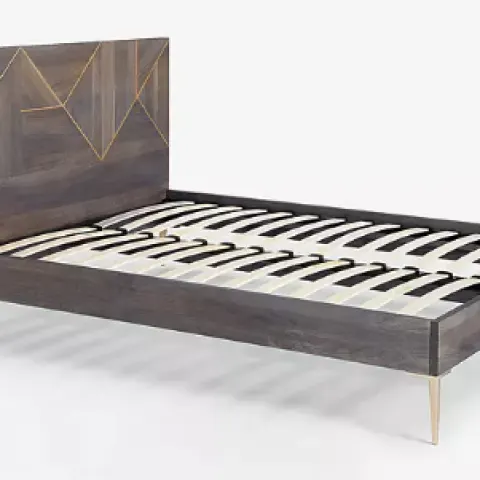 Item Description  -  John Lewis + Swoon Mendel Bed Frame, King Size, Grey  -  Stock Number   -  8035