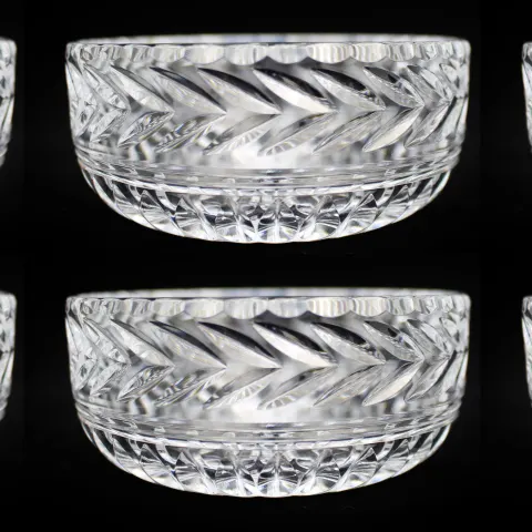 Set of Six Stuart Crystal ‘Cheltenham’ Pattern Bowls