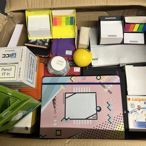 Box to contain approx 40 Notebooks & Items