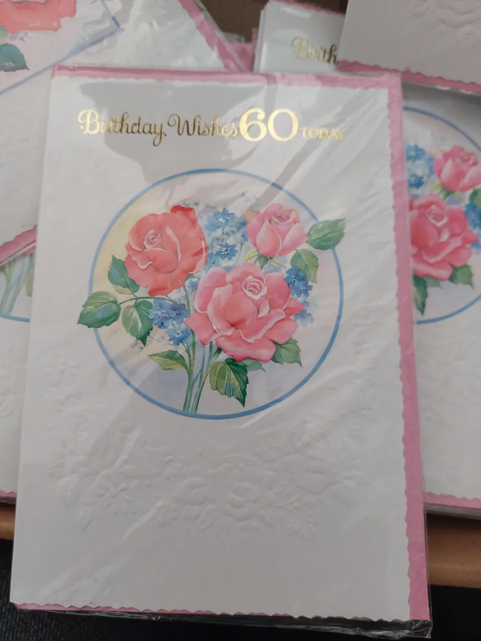 Box birthday cards - 3 designs