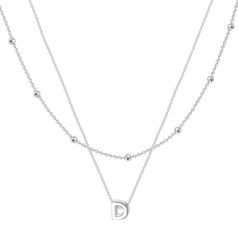 14 x Layered Initial Necklaces for Women Girls L4a