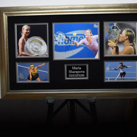 MARIA SHARAPOVA original signature presentation.