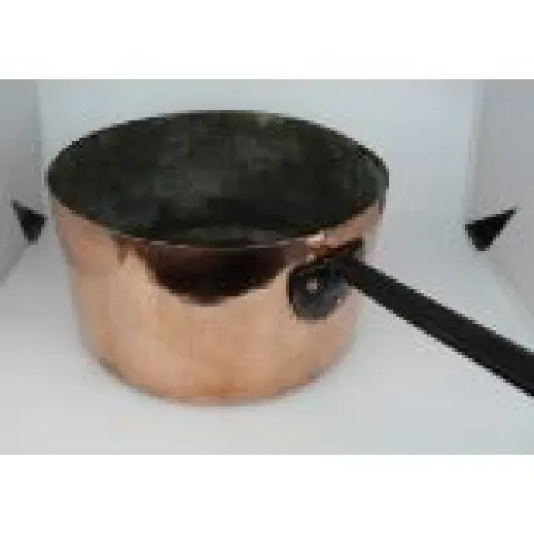 Very Large Georgian Copper Saucepan