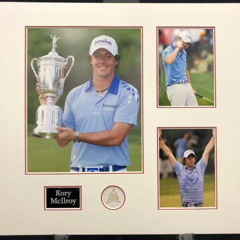 RORY McILROY original signed presentation