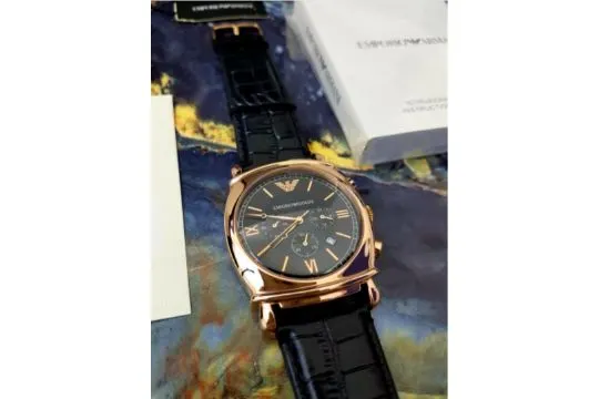 Emporio  Armani  Mens Rose Gold Watch AR0321