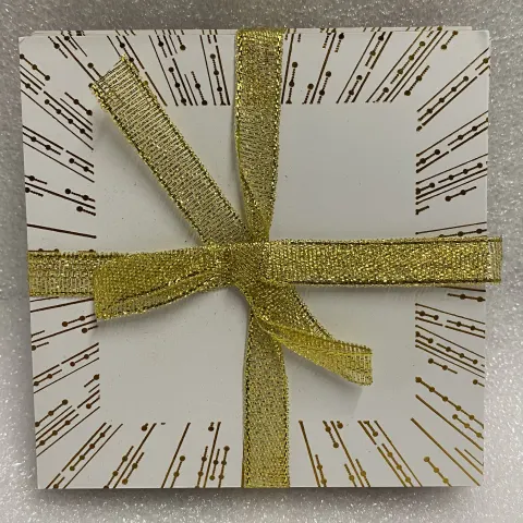24 x Packs of 4 Glitter coasters RRP £2.99 ea L7a