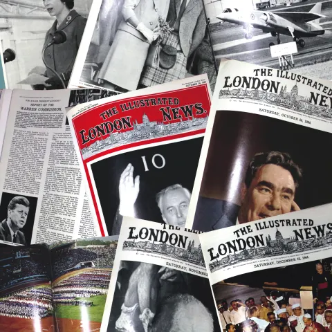 Illustrated London News  Removeable Issues 1964 Sept-Dec Original Folder.